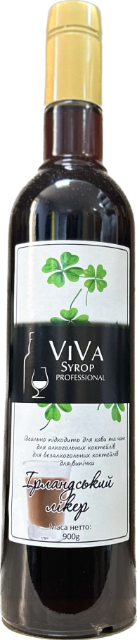 Сироп VIVA Syrop Professional Ірландський лікер