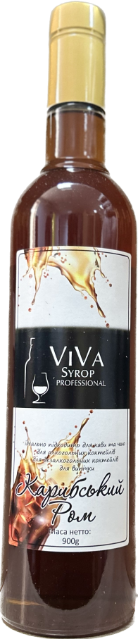 Сироп VIVA Syrop Professional Карибський ром