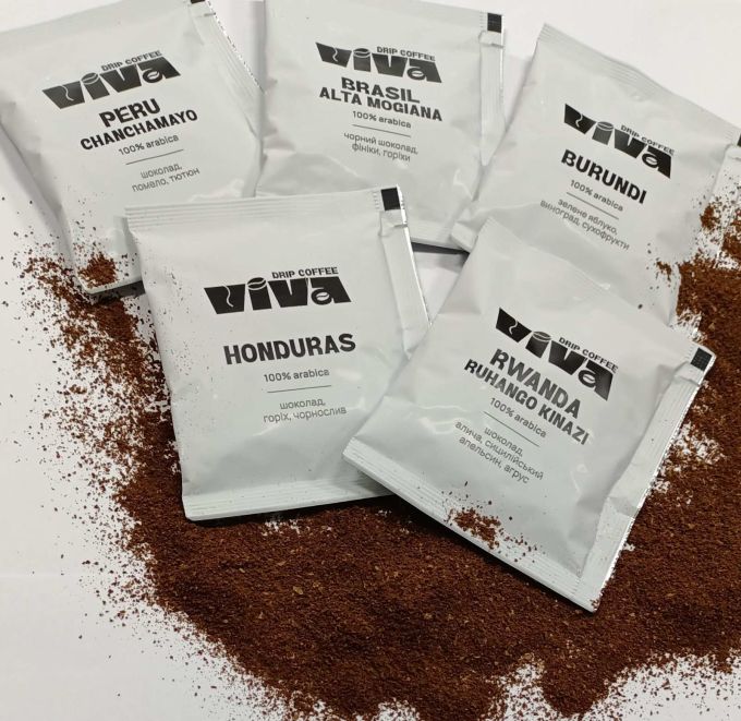 Дріп кава мелена VIVA набір 10шт.